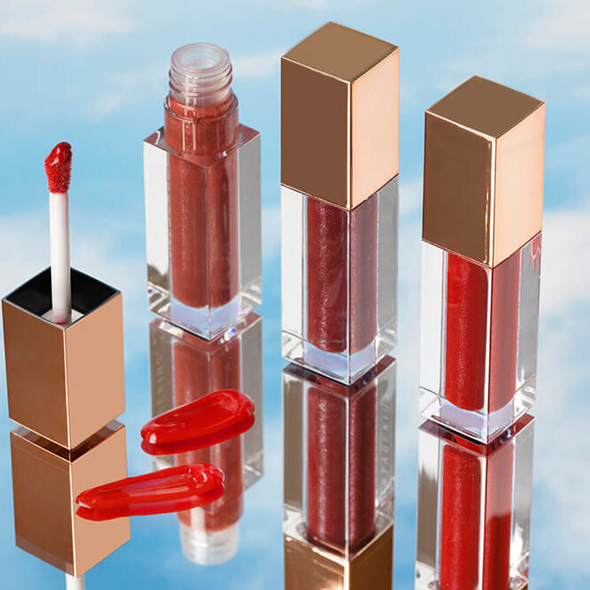 high-angle-red-shades-lip-gloss-arrangement